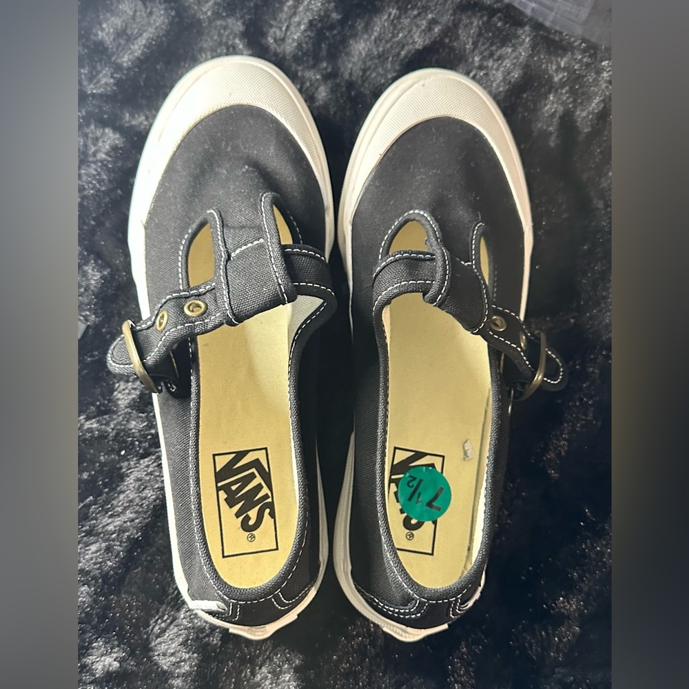 Vans Black Canvas Sneakers